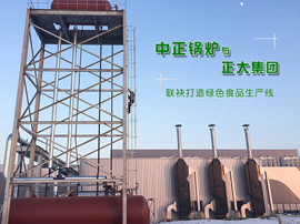 中正燃?xì)鈱?dǎo)熱油鍋爐全力助陣正大集團(tuán)打造綠色食品生產(chǎn)線(xiàn)
